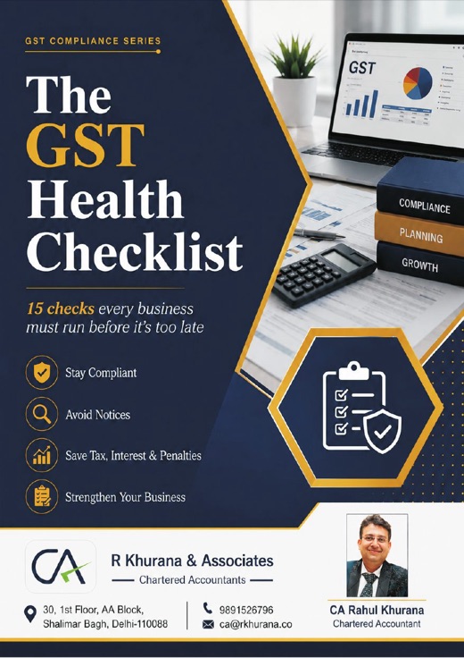 Cover of The GST Health Checklist booklet